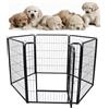 HENGMEI Recinto per cuccioli, griglia di barriera per cani, 80 cm, 6 pezzi
