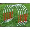 Generisch NADAC Hoopers - 6 fogli con supporto (rosso), conforme a VDH, fun-Hoopers