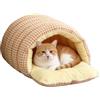 YRTUOP Sacco A Pelo per Gatti, Accogliente Cuccia per Gatti Grotta Morbido per Gatto Sacco per Animali per Inverno Esterno Campeggio Viaggio Casa Soggiorno