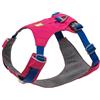 RUFFWEAR Hi & Light Pettorina per cani a forma di Y riflettente media, leggera, regolabile e imbottita, imbracatura anti-trazione per cani, sgancio rapido e 2 attacchi per guinzaglio, taglia M, rosa