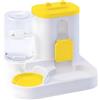 Opilroyn Distributore di acqua e cibo per gatti | Mangiatoia e abbeveratoio automatico per gatti 2 in 1 a prova di fuoriuscite per animali domestici a prova di fuoriuscite Dispenser di cibo o acqua