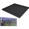 Duroecsain Spugna filtrante per acquario, 50 x 50 x 2 cm, tampone filtrante per acquario, tampone filtrante biochimico addensato, schiuma filtrante per acquario