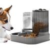 BommFu Dispensatore Automatico Cibo per Animali,2 in 1 per Animali Domestici,Alimentatore Automatico Cibo Gatto Umido Secco | Per Cuccioli Gattini Taglia Piccola Media Interno Casa Appartamento