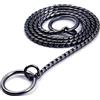 ZESLIV collana rame per cani, collana per cani Resistente Catena Serpente Collari per Cane Grandi Media per Allenamento Collare Strozzo, Catena di rame