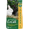 Excel Burgess Excel, Alimento di Coniglio Adulto, Pepite con origano, 2 kg