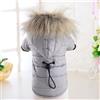 TUITA 1 Pz Cappotto per cani Giacca per cani di piccola taglia Antivento Caldo imbottito Piumino con cappuccio Tuta da neve Moda Inverno Vestiti per cani per Cuccioli di gatto Chihuahua