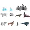 XINYIN Realistico Polo Nord Figurine Acquari Paesaggio Decorazione Con Neve Montagna Icebergs E Igloos Per Acquari