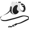 WJnflQN Guinzaglio Per Cani Con Luce Led Guinzaglio Per Cani Allungabile Guinzaglio Con Impugnatura Per Cani Taglia Grande Corda Da Trazione Per Cani Adatto Per Cani Grandi E Forti 5m