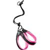Generico PETTORINA TRE PONTI RETE CHIUSURA LACCIO MESH ROSA FLUO (MIS. 2.5)