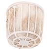 GARVALON Materiale con Juta Nidificazione Cotone Uccelli a in per Pratico Nido Decorativo Cesta da 1 1,8cm Compatibile per Gabbie Canarini e Giardino