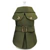 SMALLLEE_LUCKY_STORE - Trench per cani di piccola taglia, gatto, ragazza, antivento, per autunno e inverno, taglia S