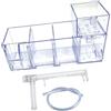 Gralara Scatola Filtro Acquario Filtro Acquario, Accessori per Acquari Robusti E Leggeri Facile da Installare Filtro Silenzioso per Acquario per Tartarughe So, Tubo Flessibile Bagnato E Asciutto