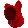 qokeeu Berretto per cani, paraorecchie con cancellazione del rumore, cappello per cani di Capodanno, copricapo caldo per cani, sciarpa invernale con coulisse, per attività invernali all'aria aperta