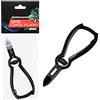 Meki Acua Fish Tank SPS Acciaio Inox Pianta Corallo Nero Forbici Dritte Pinzette Strumento di Pulizia Accessori Acquario