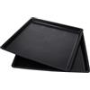 SUPVOX 2 Pezzi Vaschetta per Cassetta Igienica per Animali in Plastica Nero, Antiruggine, 38x38x2,5cm, Accessorio per Gabbie di Cani e Gatti in Casa