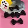 cuhair 5 fermagli per capelli per cani di piccola taglia, fiocco con clip per cani, gatti, animali domestici, cuccioli, Yorkshire maltese, accessori per la toelettatura del cane (nero)