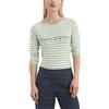 Marc O'Polo Marc OߴPolo Donna Maglietta a maniche lunghe in cotone bio a righe, Multicolore (Multi), L