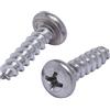 Bolt Dropper N. 100 viti per legno a testa cilindrica Phillips da 2,5 cm in acciaio inox 18-8 (304), resistenti alla corrosione di grado commerciale Bolt Dropper