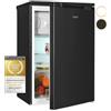 Exquisit Frigo KS16-4-051C inoxlook-az | Volume 107 L | Frigorifero con congelatore Libera installazione | Vassoio per verdure | Frigorifero indipendente con congelatore