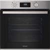 Indesit IOK55HX - Forno da Incasso, Elettrico, 71 Litri, Multifunzione, colore Nero/Inox, Classe energetica A