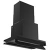 Silverline INSIDE 4 Cappa Cucina Aspirante da 75 cm NERA, Classe Energetica A