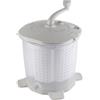 LICAEVEY Manovella Portatile per Lavatrice Manuale, Piedini a Ventosa, Elevata stabilità, per Dormitorio, Grigio Nordico, 1 X 7,4 Libbre