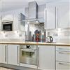 Cube Print and Display Ombrello New York - Pannello paraschizzi in vetro stampato da cucina (700 W x 750 h)