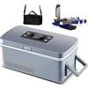 Generic Mini frigo per insulina, mini frigorifero per medicinali, custodia da viaggio portatile per insulina, temperatura costante da 0 a 18 °C, per auto, viaggi, casa, 1 batteria da 220 V