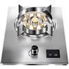 YINMAN 1 Fornello A Gas, Bruciatore Da 7,2 KW, Fornello Di Conversione Gas Naturale/gas Liquefatto, Fornello A Gas Con Copertura Antincendio In Rame E Acciaio Inossidabile, Con Protezione Antincendio E Timer