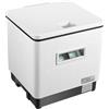 Pinuox Lavastoviglie da tavolo in acciaio inox, 800 W, 220 V, mini lavastoviglie per piccole cucine, appartamenti, dormitori e campeggio, colore: bianco