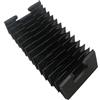 FOELANNE Copertura antipolvere telescopica flessibile, Copertura antipolvere for guida lineare for HGR15 HGR20 HGR25 HGR30 Nero 200-1500mm(Hgr30,1400mm)