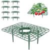 Sunicon 20 Pezzi Supporti per Fragole, Scaffali per Coltivazione di Fragole Quadrati Riutilizzabili Impermeabili Staccabili in PP Supporto per Piante Supporto per Fragole per