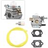 VIRELLO Carburatore per decespugliatore Echo SRM-3800 ad albero dritto, struttura in metallo, facile installazione per numeri di serie 12300051403
