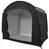 SHZICMY Garage per biciclette, 220 x 150 x 185 cm, autoportante, capanno da giardino, tenda per attrezzi, colore nero
