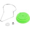 Levemolo Set 4 Pezzi con Dado, Rondella, Copertura Base e Protezione Lama per Tagliaerba a Batteria in Pp e Metallo per Giardinaggio