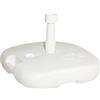 Enne Palstica Anni Plastica Papillon 10000 Ombrellone Supporto per Parasol Pole 20 l 18-32 mm di diametro in polietilene bianco