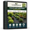 CLOROPHILLA Tessuto Anti-Infestanti 110 g/m² Professionale - Telo Pacciamatura Ultra Resistente, Traspirante e Anti Erbacce - per Orto, Giardino, Aiuole e Viali (1,05 X 10 M)