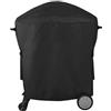 Blackhoso Copertura per griglia a gas Weber serie Q100 Q120 Q1000 Q1200 Q200 Q220 Q2000 Q2200 Q2400, 600D Waterpoorf BBQ Weber Gas Grill 7113