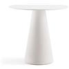 EURO3PLAST Struttura Tavolo da Esterno Fade Dining Table Ø38 H72 - PLUST White Light