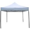 GrecoShop Gazebo pieghevole impermeabile 3x3m Bianco - Mod. Super-Ignys