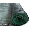 eacommerce Rete Ombreggiante oscurante frangisole ad alta schermatura (90%) con cimosa e asole ideale per giardini, parcheggi, balconi, rimessaggi | 2x25 Metri Verde