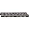 ScarMaxx 2m Canaletta scolo Acqua piovana A15 Altezza 60 mm - Griglia scolo Acqua piovana Set Completo 13 x 200 x 6 cm Classico Grigio