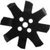 MIRSTORE Disco Lama 255x25,4x3 mm a 8 Lame Macinone Trita Rovi Cespugli Spine per Decespugliatore