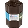 Cellfast Bordo ondulato per aiuole da giardino, in plastica, 25 cm x 9 m (marrone)