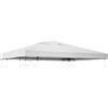 San Marco telo di ricambio per gazebo 3x3 mt, ricambio telo per gazebo 3x3 mt, disponibile in vari colori e grammature, in poliestere e pvc. (Bianco, 180 gr)