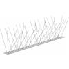 PALUPLUS Set 3 Metri di Dissuasori per Piccioni e Uccelli, 3 Moduli da 100 cm con 80 Spuntoni in Acciaio Inox, Scacciauccelli per balconi, tetti, e Giardini -1502F -1,3