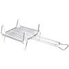 HOUSE COLLECTION Griglia barbecue, Graticola, Leggera, a conchiglia, acciaio, 22x22