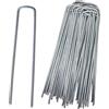 LERAVA picchetti telo pacciamatura - 500 pezzi - Ø3mm - acciaio zincato - punte taglienti - inossidabile - 170x30mm
