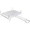 HOUSE COLLECTION Griglia barbecue, Graticola, Leggera, a conchiglia, acciaio, 27x37