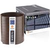 Quest Strisce frangivista per tappetini a doppia asta, in PVC duro, frangivista per recinzione in giardino, balcone e terrazza, altezza: 19 cm, lunghezza: 2,525 m, 900 g/m2 (1 striscia x 2,525 m,